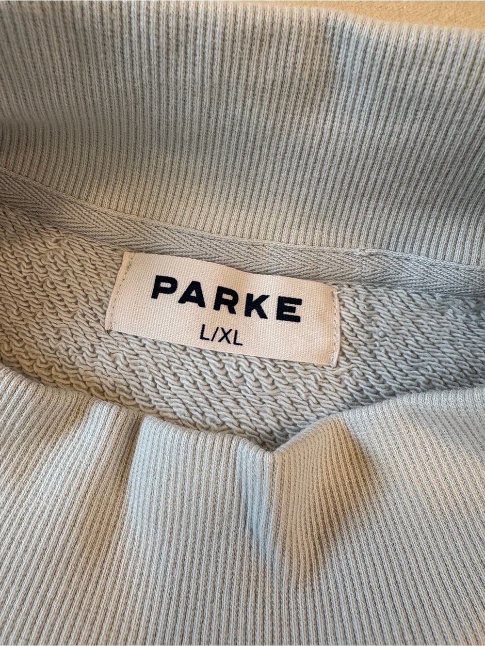PARKE Birthday Frosting Varsity Mockneck L/XL NEW - Picture 8 of 14